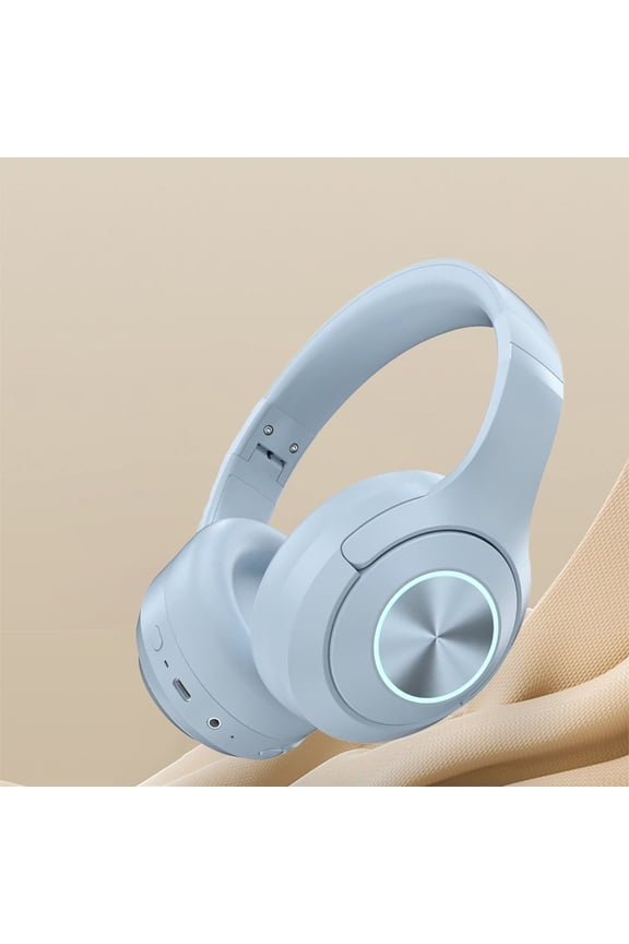 under $5 Adjustable Wireless Headphones, Over Ear Bluetooth Headset with Soft Padding, Secure Fit, Enjoy Music Videos Games Anywhere Anytime