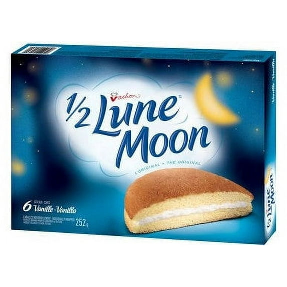 Vachon Vanilla 1/2 Lune Moon Cakes, 280g/ 9.9 oz