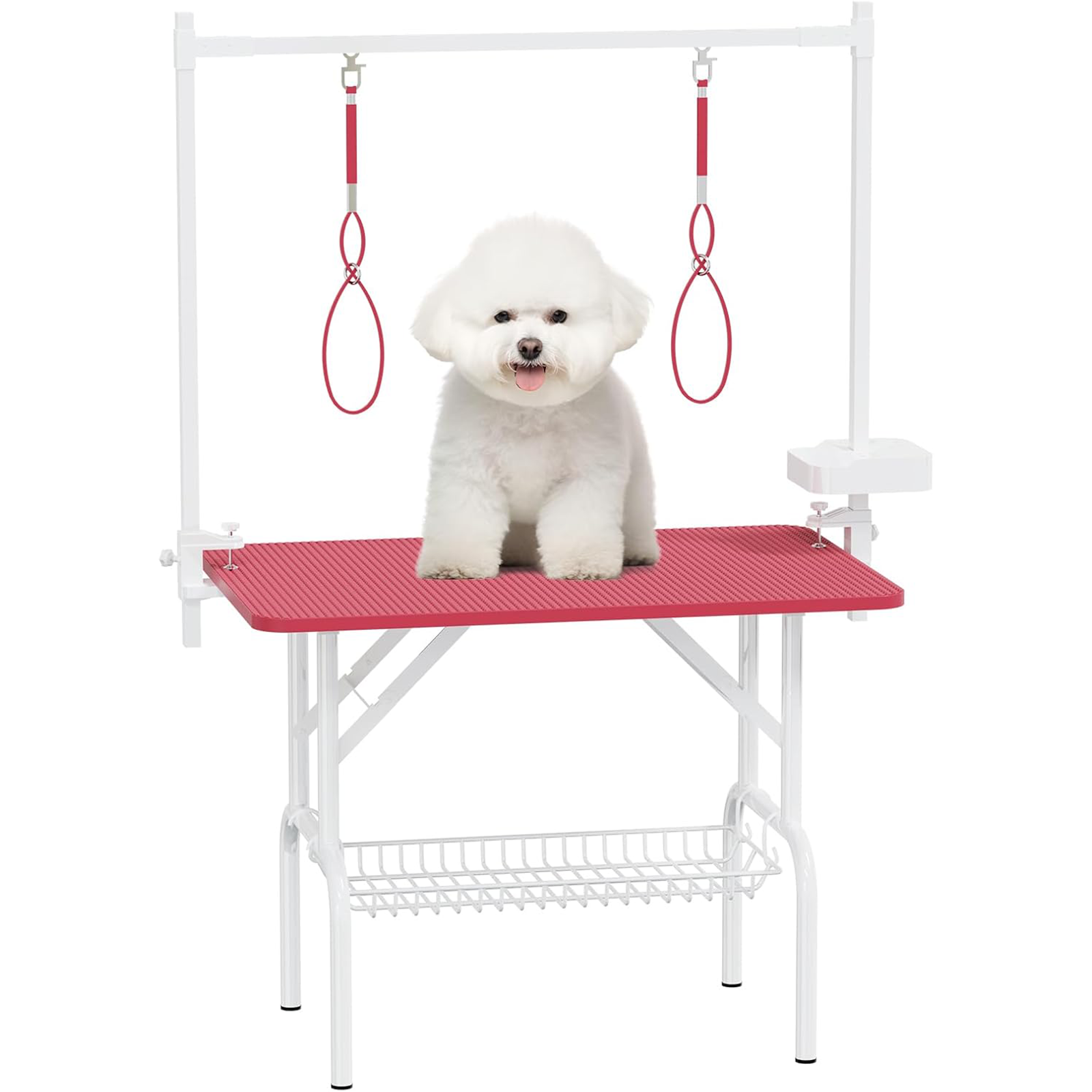 Image showcasing Vacmaste 36In Large Dog Grooming Table, Foldable Pet Station at Home ...