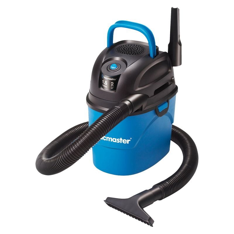 Vacmaster 1.5Gallon Wet/Dry Vac with Bonus Car Nozzle,blue,1