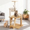 thumbnail image 1 of Vacmaster 41.3" Modern Cat Tower, Wood Cat Tree Tower for Indoor Cats, Cat Treewith Sisal-Covered Scratching Posts and Top Perch, Cat Condo with Acrylic Hammock for Small Large Cats, 1 of 7