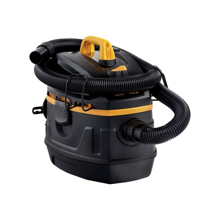 Vacmaster VFB511B0201 5 Gallon 102cfm 5.5hp 320aw Foam Filtration Wet Dry Vacuum Cleaner For Home 1 7 8 Hose Yellow