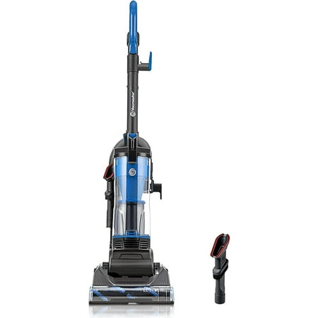 Vacmaster UC0501 Bagless Upright Vacuum Cleaner with Large Dust Cup, Black/Blue