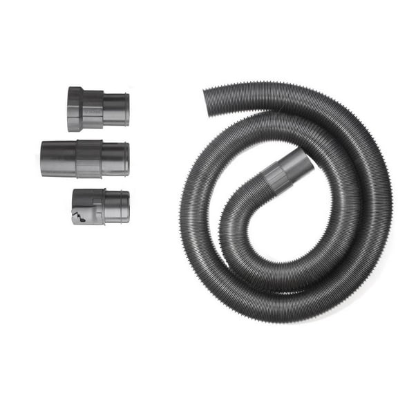 Vacmaster V2H7 7 ft Hose w/ Adapters for Use With 2.5" Wet/Dry Vacuum Hose Systems