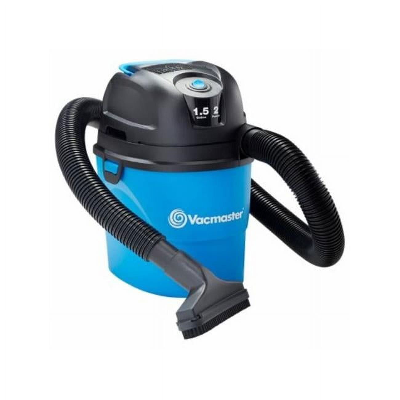 Vacmaster VH105 Powerful Wet/Dry Vacuum Cleaner, 1.5-Gallon, 2 Peak HP ...
