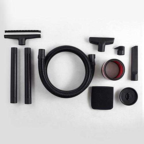 Vacmaster 16 Gallon 6.5 HP 150 CFM Plastic Wet Dry Vacuum and Blower, Black