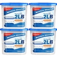 thumbnail image 1 of Vacplus Moisture Absorber Buckets – Large Capacity Dehumidifier and Humidity Absorber for Closet, Basement, Bathroom, RV, and Storage Areas, Unscented, 2 lbs, 4 Pack, 1 of 9