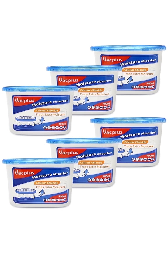 Moisture Absorbers, 6 Pack, 10 oz, Leakproof Humidity Absorber, Fragrance Free