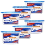 Vacplus Moisture Absorbers, 6 Pack, 10 oz, Leakproof Humidity Absorber, Fragrance Free