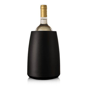 Vacu Vin Active Cooler Wine Elegant - Reusable Wine Bottle Cooler - Black - Wine Cooler Sleeve For Standard Size Bottles - Insulated Wine Bottle Chiller to Keep Wine Cold
