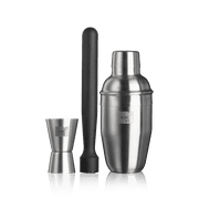 Vacu Vin Stainless Steel Dishwasher Safe 3-piece Cocktail Shaker set