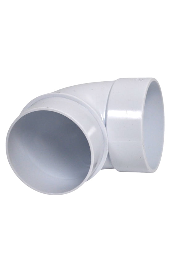 Central Vacuum Cleaner White 2 Inch PVC Elbow Short 90 Degree Spigot Fitting