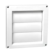 Vaculine Central Vacuum Cleaner White Louvered Door Exhaust Vent