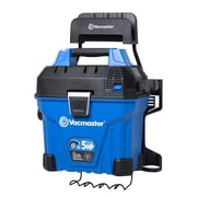 Vacmaster VWMB508 0101 مكنسة كهربائية جافة/رطبة مثبتة على الحائط، 5 جالون*، 5 ذروة حصان** - الكمية 1