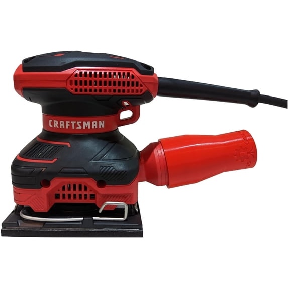 Vacuum Adapter for Dewalt or Craftsman Sanders - Dust Collection - Galactic Gadgets 1-1/4in - Red
