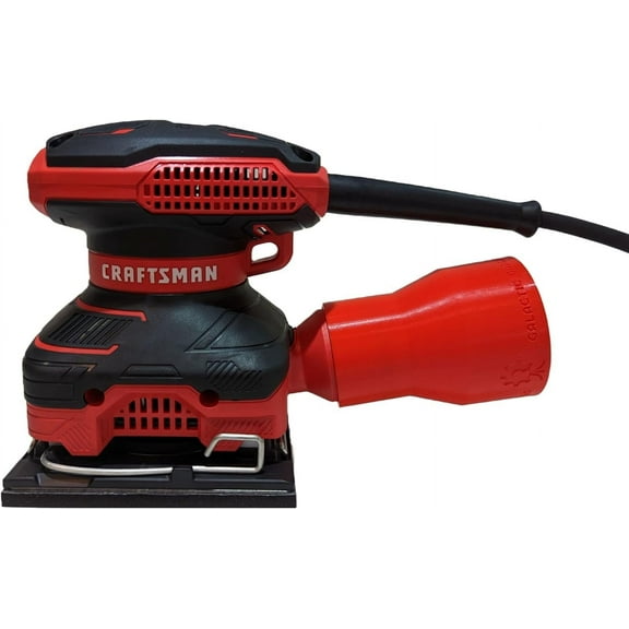Vacuum Adapter for Dewalt or Craftsman Sanders - Dust Collection - Galactic Gadgets 2-1/2in - Red