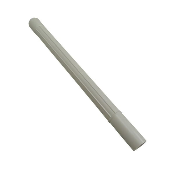 Vacuum Attachment White Plastic Wand Pipe Hose Tool Extension 1.25 ID