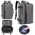 thumbnail image 1 of Fegat Vacuum Backpack for Travel,New Upgrade 60L Expandable Compression Bag with One-Button,Pump & TSA Lock,Vacuum Seal Backpack Flight Approved,Carry on Backpacks for Travel Business, 1 of 10