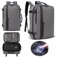 thumbnail image 1 of Vacuum Backpack for Travel,New Upgrade 60L Expandable Compression Bag with One-Button,Pump & TSA Lock,Vacuum Seal Backpack Flight Approved,Carry on Backpacks for Travel Business, 1 of 10