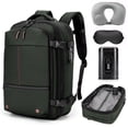 thumbnail image 1 of Vacuum Backpack for Travel Water Resistant , Kabaqoo 60L Expandable Vacuum Compression Bag with Electric Vacuum Pump, TSA Lock, Wet Dry Separation, Gifts, 1 of 9