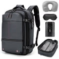 thumbnail image 1 of Vacuum Backpack for Travel Water Resistant , Kabaqoo 60L Expandable Vacuum Compression Bag with Electric Vacuum Pump, TSA Lock, Wet Dry Separation, Gifts, 1 of 10