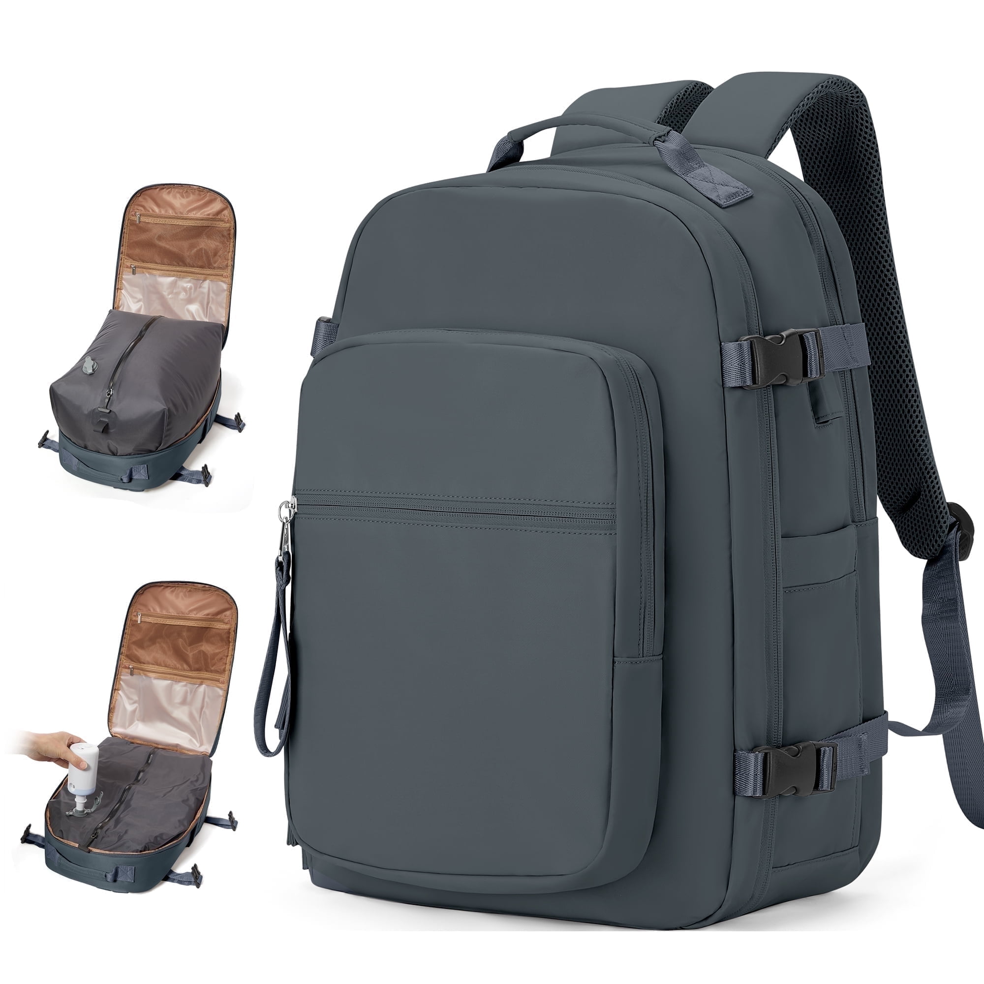 Vacuum Seal Backpack for Travel with Vacuum Compression, Air Seal ...
