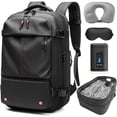 thumbnail image 1 of Vacuum Backpack for Travel Water Resistant , Kabaqoo 60L Expandable Vacuum Compression Bag with Electric Vacuum Pump, TSA Lock, Wet Dry Separation, Gifts, 1 of 16