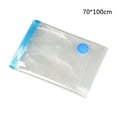 thumbnail image 1 of Vacuum Bag Storage Organizer Transparent Border Foldable Extra Large Seal Compressed Bag Space Savings Bags, 1 of 9