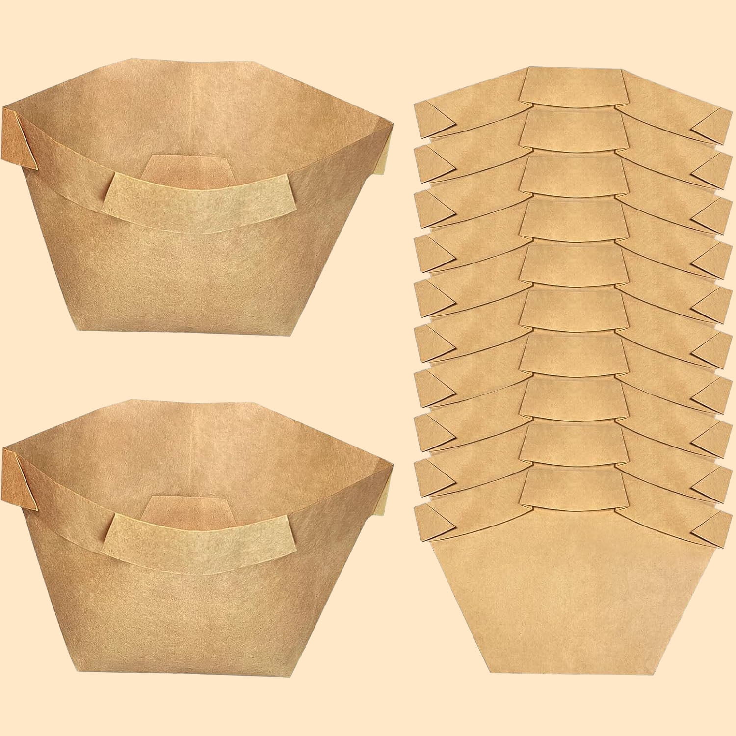 Vacuum Bags Fit for Hoover C2401 Shoulder Vac and Back Pack Vacuum Cleaner, Replace Part #401000BP, 1KE2103000, 41-2402-02