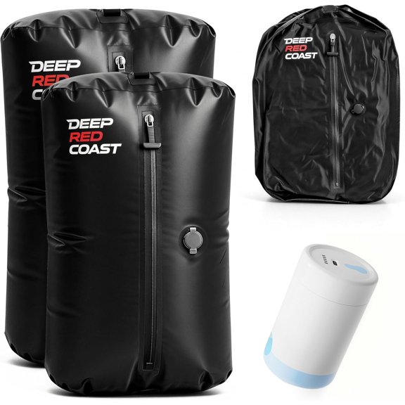 Vacuum Bags for Travel with Pump, 12GAL Compression Packing Cubes with Adjustable Strap, IP68 Vacuum Packing Cubes for Luggage, Backpack, Suitcase, Yoga, Swim, Beach