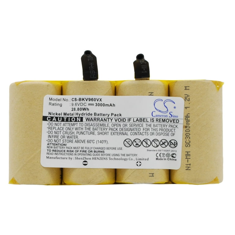 Vacuum Battery for Black and Decker DV9605 DV9605-H1-3-90524185 Dustbuster  9.6V 