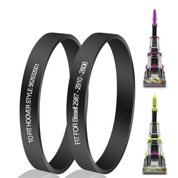 Vacuum Belt Replacement for Bissell PowerForce PowerBrush Pet and TurboClean PowerBrush Lightweight Pet Vacuum Cleaner, fits Model: 2910, 2910W, 2987, 29878, 29879, 2806, 28062, 28068 Carpet Cleaner