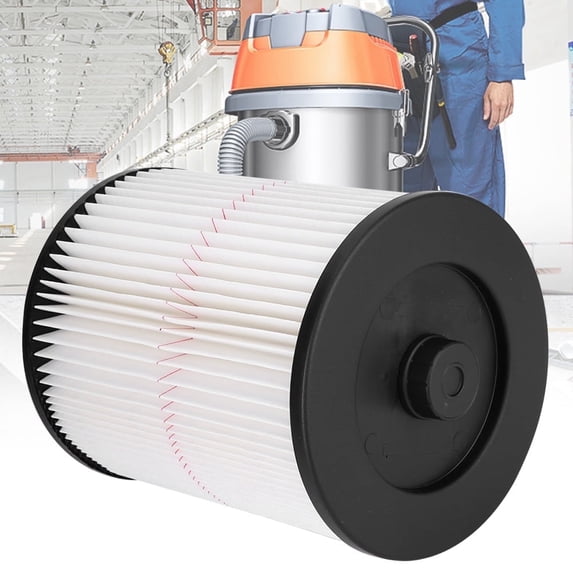 Vacuum Cartridge Filter, Replacement Filter Fits Larger Gallon Vacuum Cleaner Wet Dry Air Filter for Craftsman 17816 Vacuum Cleaner
