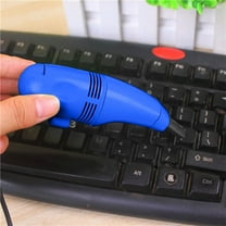 Vacuum Cleaner under $5! kkbbma Computer Keyboard Mini Vacuum Cleaner USB Rechargeable Air Vacuum Cleaner Dust Collector Brush for Keyboard, Hairs, Crumbs, Scrap, Car, Pet House, Window Groove