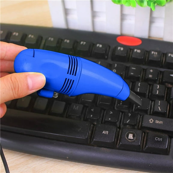 Vacuum Cleaner under $5! kkbbma Computer Keyboard Mini Vacuum Cleaner USB Rechargeable Air Vacuum Cleaner Dust Collector Brush for Keyboard, Hairs, Crumbs, Scrap, Car, Pet House, Window Groove