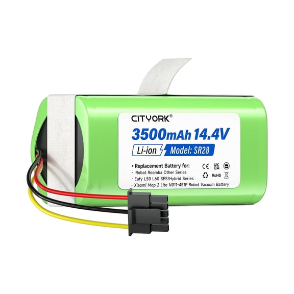Vacuum Cleaner Battery for Eufy L60 L60 SES L60 Hybrid SES, Eufy L50 L50 SES, iRobot Roomba Combo Essential Y0110, Y0140, Y011020, Y011040, Y014020, Y011240, Q011, Q011020, Q0120, Q012020-3500mAh
