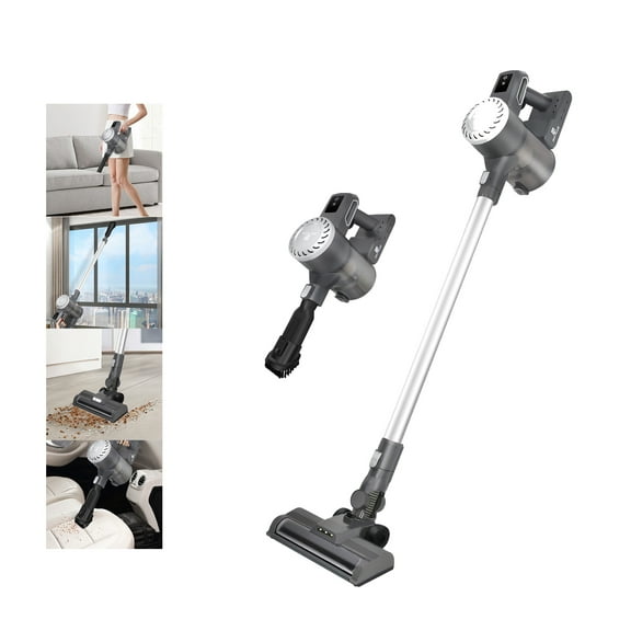 Vacuum Cleaner Cordless Cordless Vacuum Cleaner with Strong Suction, Handheld Vacuum Cleaner for Hard Floors, Powerful Motor, 0.4L Dust Cup, Handheld Vacuum for Home, LED Headlights