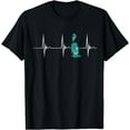 thumbnail image 1 of Vacuum Cleaner Dust Buster Heartbeat EKG Pulse Housekeeper T-Shirt, 1 of 4