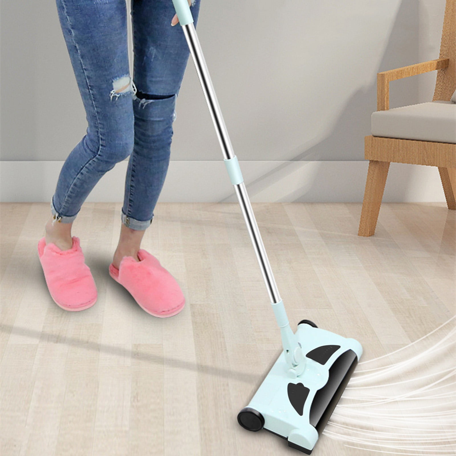 Vacuum Cleaner Electric Floor Sweeper Cleaner Vacuum Rechargeable ...