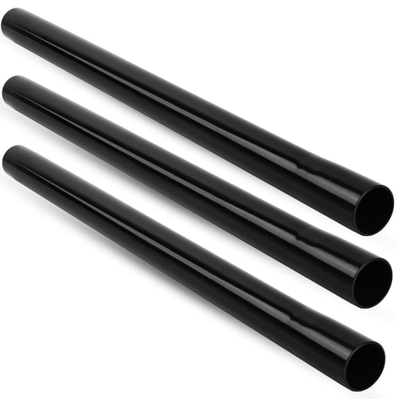 Vacuum Cleaner Extension Wand Vacuum Attachments Extension Wand 1-1/4" Inner Diameter for Shop Vac Accessories Replacement Tubes Extend to 15.75 Inch, Replacement Extension Pipe,3Pcs(Black,15.7x1.2")