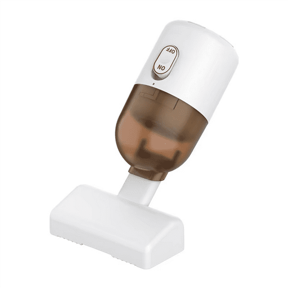 Vacuum Cleaner Mite Machine Portable Mini High Power Desktop Car Bed Dust Cleaning Machine,1 * vacuum cleaner 1 * charging cable,White