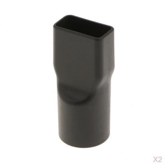 Vacuum Cleaner Power Tool Dust Extraction Hose Nozzle Adaptor 32mm Black 2x