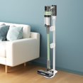 thumbnail image 1 of Vacuum Cleaner Stand, Stable Metal Storage Bracket Holder, Floor Vacuum Attachment Organizer for Home, Office, School, White, 1 of 8