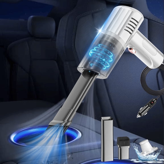 ASXITE Handheld Vacuums,Handheld Vacuum with Washable Filter Powerful Suction Small Car Vacuum Cleaner Mini Dusts Buster 120W High Power Quick Cleaning for Car