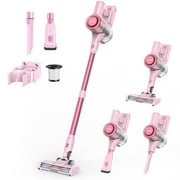 Homeika H320 Cordless Vacuum Cleaner, 28KPA Powerful Suction 8-in-1 Multi-Tool 55min Runtime LED Motorized Brush One-Click Dust Emptying for Pet Hair and Allergies