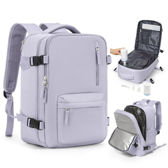 Large Storage Vacuum Compression Travel Backpack Seal Bags with Pump Carry on Vacuum Seal Backpack for Travel on Airplane Work Business Vacpack College Airback Laptop Backpack for Women Men