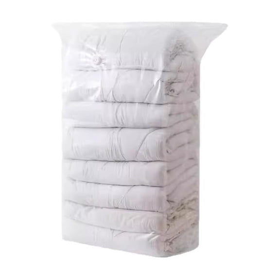 Vacuum Compression Bags, No Pump Needed, Thick Clothes Quilt Storage Bags for Travel, Home, Dorm, Moving  Small Size