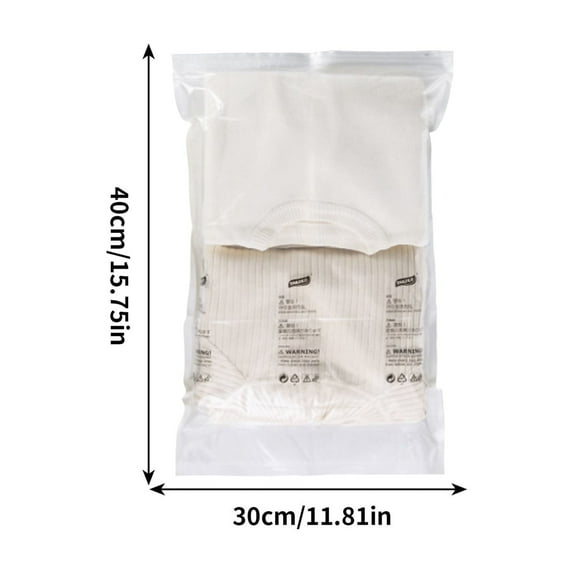 Vacuum Compression Storage Bags for Clothes & Blankets | Space-Saving Travel & Closet Organizer | No Pump Needed | Durable & Reusable | Set of 1