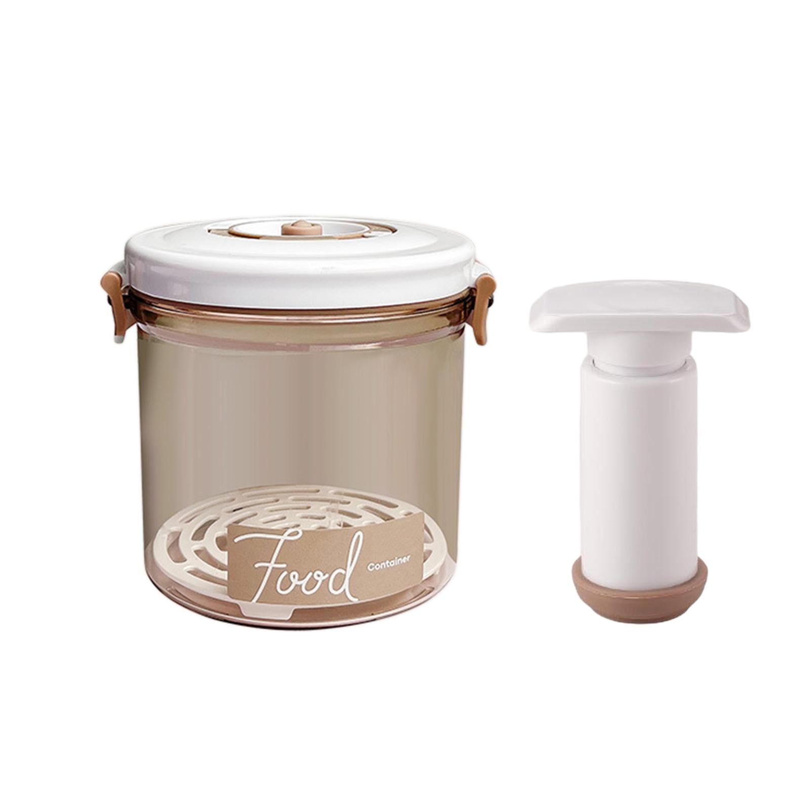 Vacuum Food Container Auto-Vacuum Canister Airtight Storage Jars