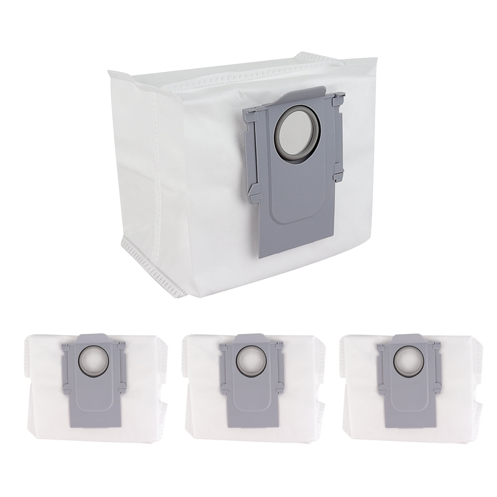 24 Pack Replacement Dust Bags For Roborock Q5/Q7/Q8/Q10 Series Robot Vacuums - 3L Capacity, 4-Layer Filtration